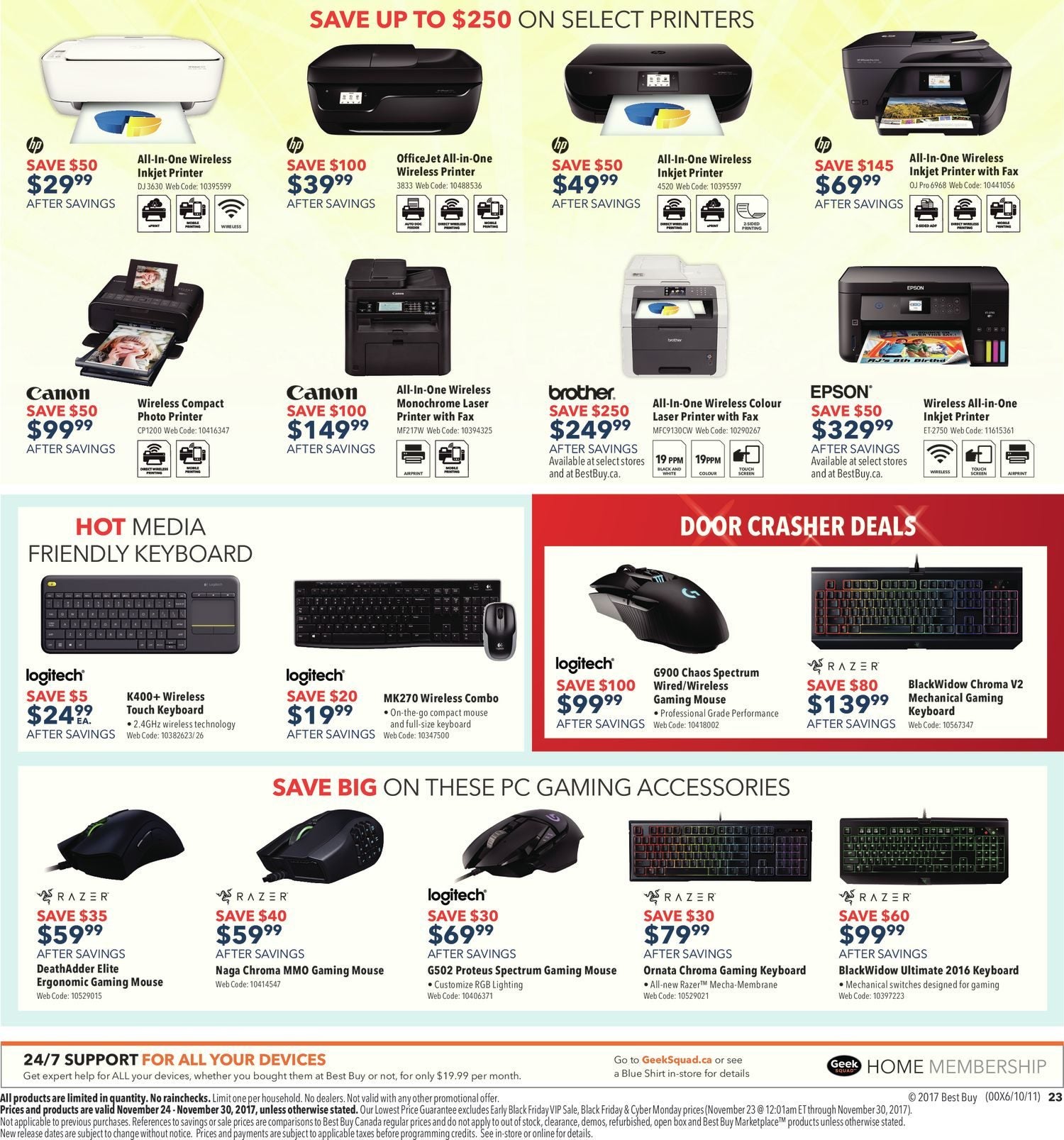 Best Buy Weekly Flyer Weekly Black Friday Sale Nov 24 – 30