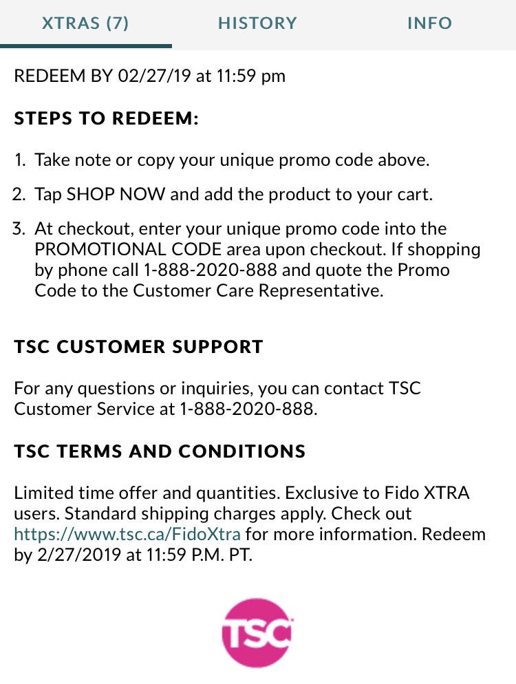 Code xtra promo August 2021