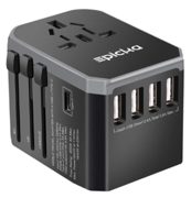 Amazon Canada Universal USB Travel Adapter with USB 3.0 Type A and USB-C 5.6A - $18.70