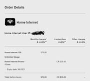 Home Internet 100 - $35 per month for 1 year! New Customers Only! Highly YMMV