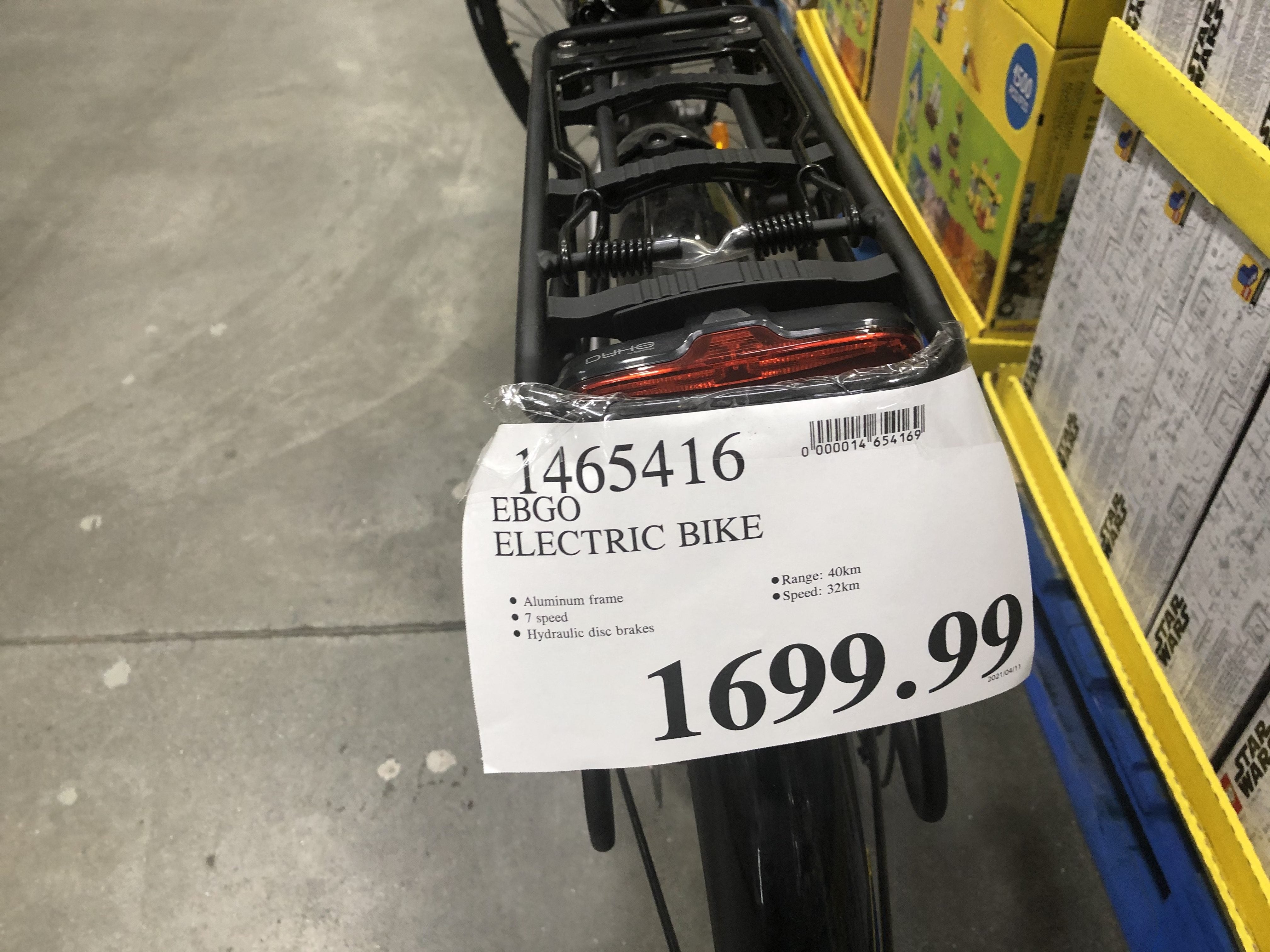 costco ebgo electric bike