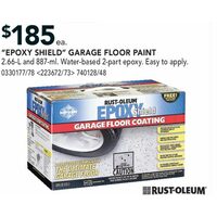 Rust-Oleum "Epoxy Shield" Garage Floor Paint