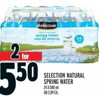 Selection Natural Spring Water