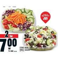 Store Made Small Salads