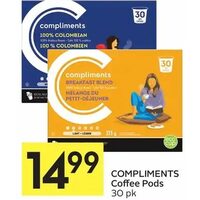Compliments Coffee Pods 
