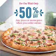Domino's Pizza: Order Online and Get 50% Off All Pizzas  (Through July 20)