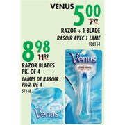 Venus Razor + 1 Blade - $5.00