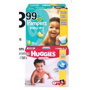 Pampers Huggies or Club Size Plus Diapers - $33.99