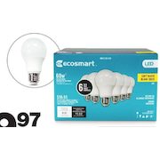 Ecosmart 60W Equivalent LED Non-Dimmable A19 Light Bulb - Soft White - $19.97