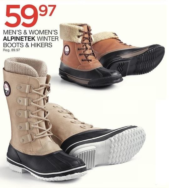 sears mens winter boots