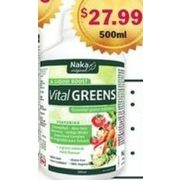 Naka Vital Greens 500ml - $27.99