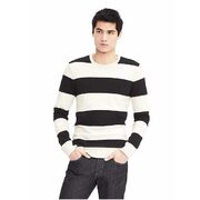 Block Striped Crew Sweatshirt - $37.99 - $41.99