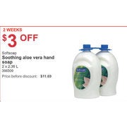 Softsoap Soothing Aloe Vera Hand Soap  - $3.00 off