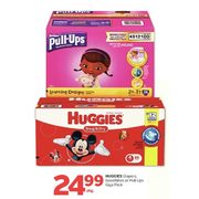 Huggies Diapers, GoodNites or Pull-Ups - $24.99/pkg