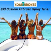 $39.00 Custom Airbrush Spray Tan for First Time Users ($10.00 off)