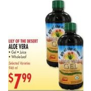 Lily Of The Desert Aloe Vera  - $7.99