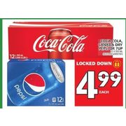 Coca-Cola, Canada Dry Pepsi Or 7up  - $4.99