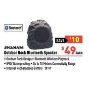 sylvania bluetooth rock speaker