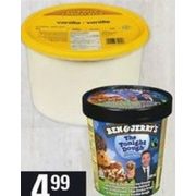 Ben & Jerry's Ice Cream or No Name Ice Milk  - $4.99