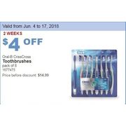 Oral-B CrissCross Toothbrushes - $10.99 ($4.00 off)