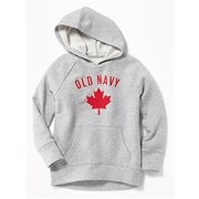 Logo Maple-leaf Pullover Hoodie For Girls - $31.00 ($3.94 Off)