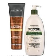 John Frieda Haircare Products/ Aveeno Moisturizing Lotion - $11.99