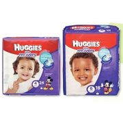Huggies Jumbo Pack Diapers, Snugglers, Little Movers, Snug & Dry, Goodnites Or Pull-Ups  - $12.99/pkg