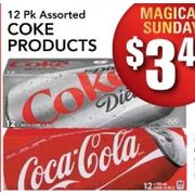 Coke Products - $3.47