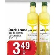 Quick Lemon Juice - $3.49