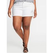 Mid-rise Distressed Boyfriend Plus-size Denim Shorts - 5-inch Inseam - $19.90 ($20.09 Off)