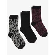 Leopard Printed Socks - 3 Pack - $3.99 ($8.01 Off)