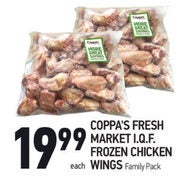 Coppa's Fresh Market I.Q.F. Frozen Chicken Wings - $19.99