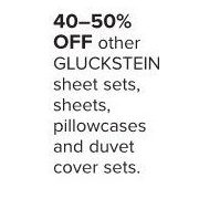 Glucksteinhome Sheet Sets, Sheets, Pillowcases and Duvet Cover Sets - 40–50% off
