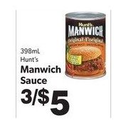 Hunt's Manwich Sauce - 3/$5.00