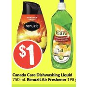 Canada Care Dishwashing Liquid Renuzit Air Freshener  - $1.00