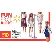Barbie Fashionistas or Careers - $10.00