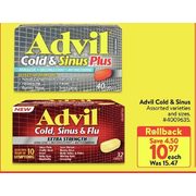 Advil Cold & Sinus  - $10.97 ($4.50 off)