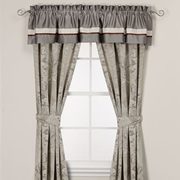 Manor Hill® Deco Opulence Window Curtain Panel And Valance - $89.99 ($40.00 Off)