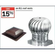 All Roof Vents - 15% off
