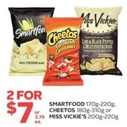Smartfood, Cheetos Or Miss Vickie's - 2/$7.00
