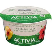 Activia Peach Hibiscus Almond Probiotic Delight - $1.49