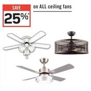 All Ceiling Fans - 25% off