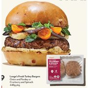 Longo's Fresh Turkey Burgers  - $5.99 ($1.00 off)