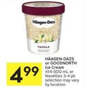 Haagen-Dazs Or Goodnorth Ice Cream Or Novelties  - $4.99