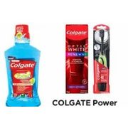 Colgate Power Toothbrush, Total Mouthwash or Optic White Premium Toothpaste  - $5.99