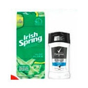 Degree Men Antiperspirant or Irish Spring Bar Soap - $4.99