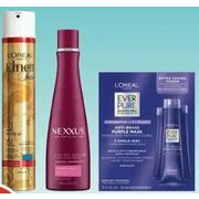 L'Oreal Everpure Treatments, Elnett Styling or Nexxus Hair Care Products - $12.99