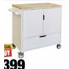 Stylewell 36'' White Kitchen Cart  - $399.00