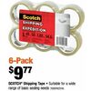 Scotch Shipping Tape - $9.77
