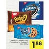 Christie Cookies Oreo, Chips Ahoy! Or Fudgee-O  - $1.88